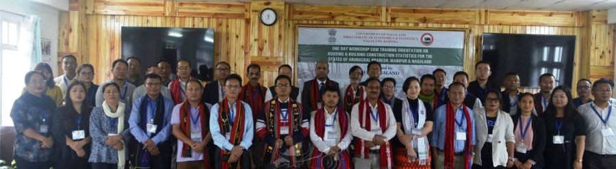 Participants during the workshop cum training orientation on housing and buildings construction statistics held in Kohima on June 22. (DIPR Photo)